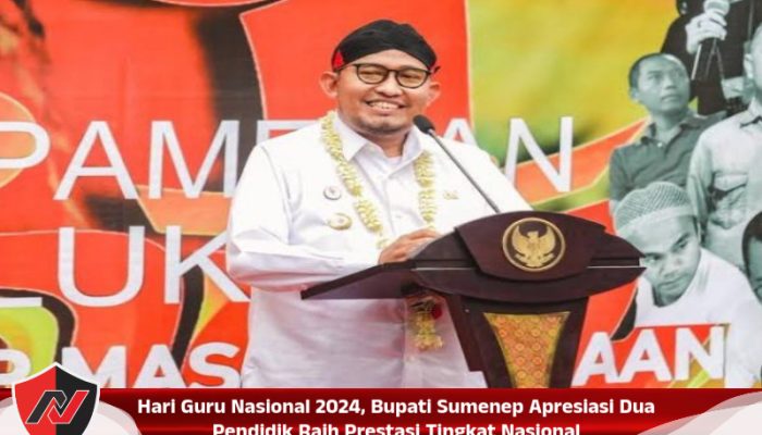 Hari Guru Nasional 2024, Bupati Sumenep Apresiasi Dua Pendidik Raih Prestasi Tingkat Nasional