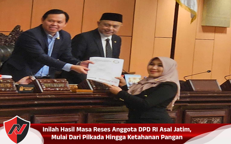 Inilah Hasil Masa Reses Anggota DPD RI Asal Jatim, Mulai Dari Pilkada Hingga Ketahanan Pangan
