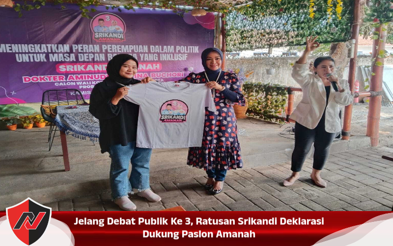 Jelang Debat Publik Ke 3, Ratusan Srikandi Deklarasi Dukung Paslon Amanah