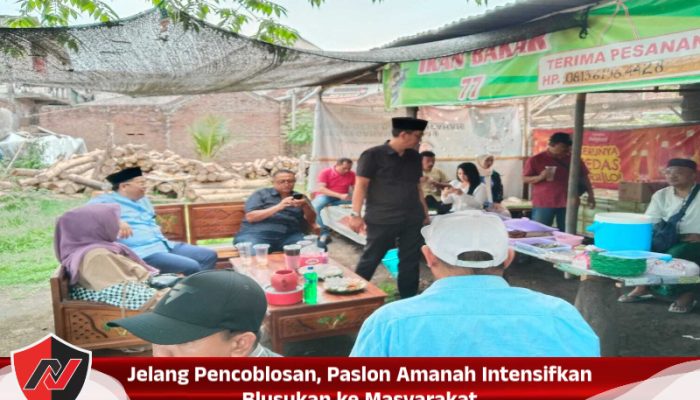 Jelang Pencoblosan, Paslon Amanah Intensifkan Blusukan ke Masyarakat