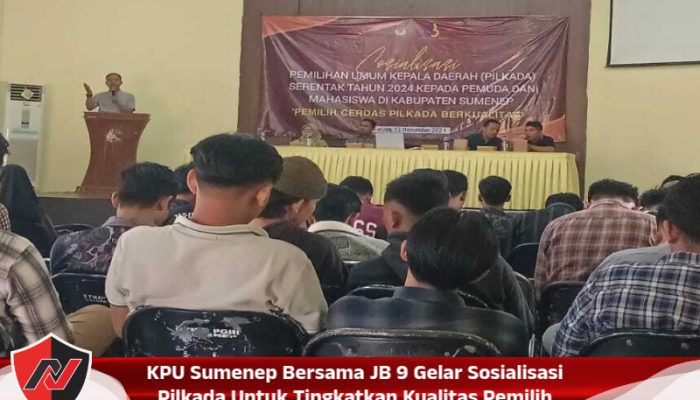 KPU Sumenep Bersama JB 9 Gelar Sosialisasi Pilkada Untuk Tingkatkan Kualitas Pemilih