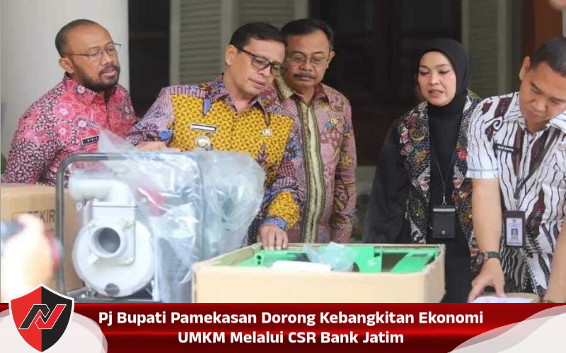 Pj Bupati Pamekasan Dorong Kebangkitan Ekonomi UMKM Melalui CSR Bank Jatim