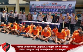 Polres Bondowoso Ungkap Jaringan TPPO, Warga Ditipu Dengan Janji Pekerjaan Di Luar Negeri