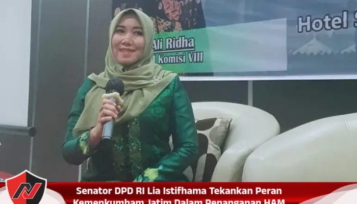 Senator DPD RI Lia Istifhama Tekankan Peran Kemenkumham Jatim Dalam Penanganan HAM