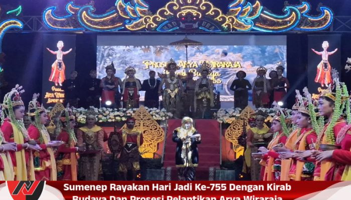 Sumenep Rayakan Hari Jadi Ke-755 Dengan Kirab Budaya Dan Prosesi Pelantikan Arya Wiraraja