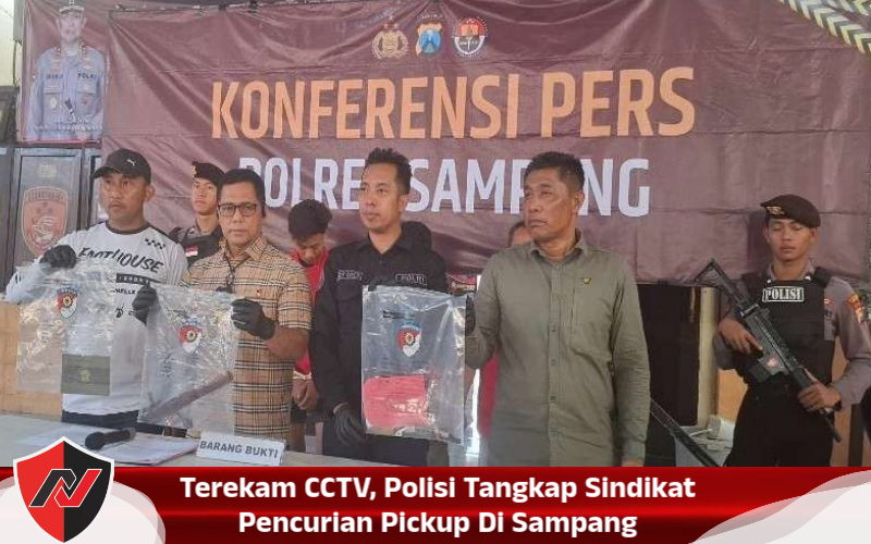 Terekam CCTV, Polisi Tangkap Sindikat Pencurian Pickup Di Sampang