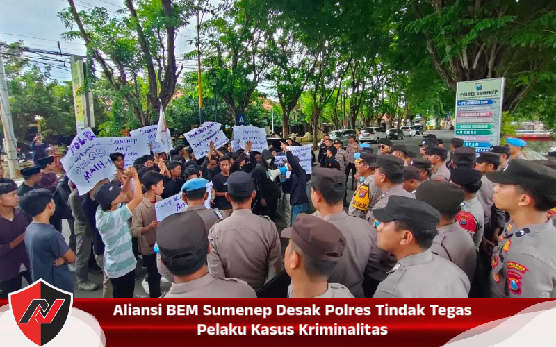 Aliansi BEM Sumenep Desak Polres Tindak Tegas Pelaku Kasus Kriminalitas