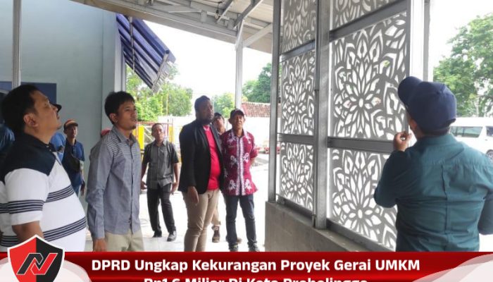 DPRD Ungkap Kekurangan Proyek Gerai UMKM Rp1,6 Miliar Di Kota Probolinggo