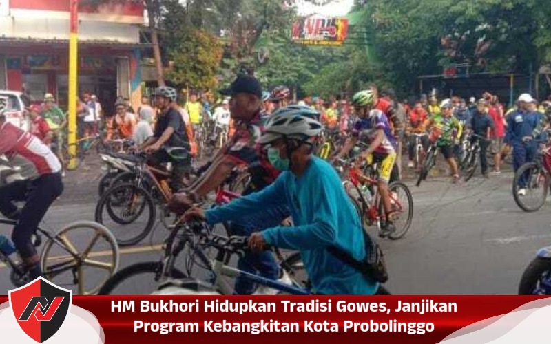 HM Bukhori Hidupkan Tradisi Gowes, Janjikan Program Kebangkitan Kota Probolinggo