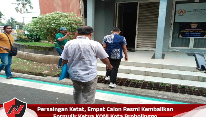 Persaingan Ketat, Empat Calon Resmi Kembalikan Formulir Ketua KONI Kota Probolinggo