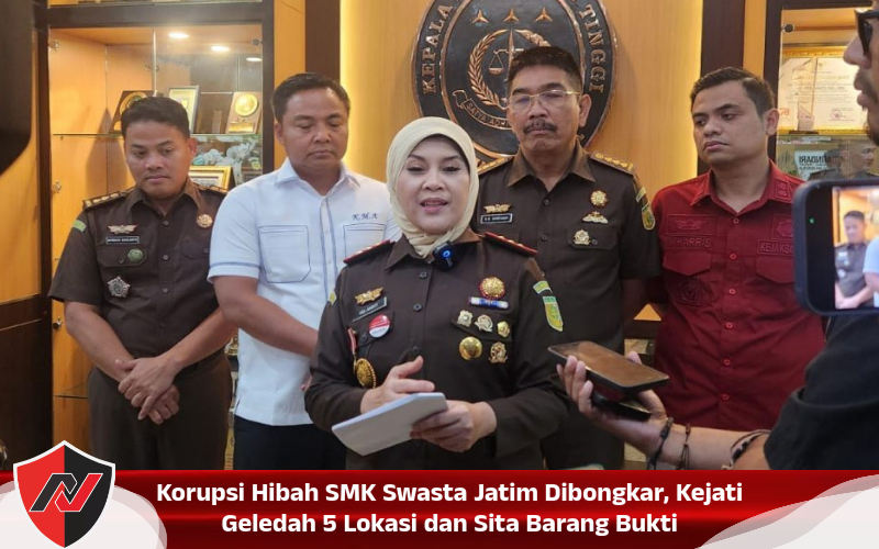 Korupsi Hibah SMK Swasta Jatim Dibongkar, Kejati Geledah 5 Lokasi dan Sita Barang Bukti