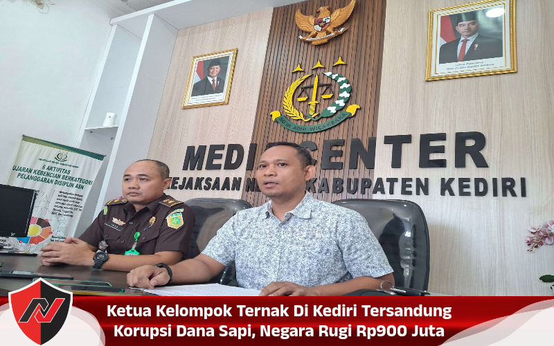 Ketua Kelompok Ternak Di Kediri Tersandung Korupsi Dana Sapi, Negara Rugi Rp900 Juta