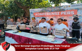 Teror Bersenpi Gegerkan Probolinggo, Polisi Tangkap Komplotan Curas Sadis di 21 TKP