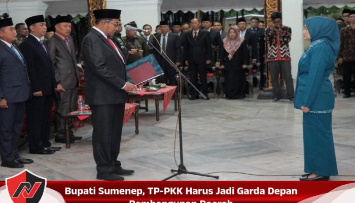 Bupati Sumenep, TP-PKK Harus Jadi Garda Depan Pembangunan Daerah