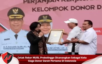 Cetak Rekor MURI, Probolinggo Dicanangkan Sebagai Kota Siaga Donor Darah Pertama Di Indonesia