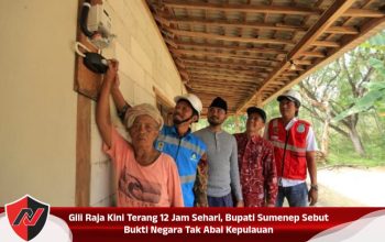 Gili Raja Kini Terang 12 Jam Sehari, Bupati Sumenep Sebut Bukti Negara Tak Abai Kepulauan