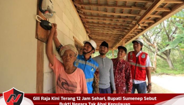 Gili Raja Kini Terang 12 Jam Sehari, Bupati Sumenep Sebut Bukti Negara Tak Abai Kepulauan