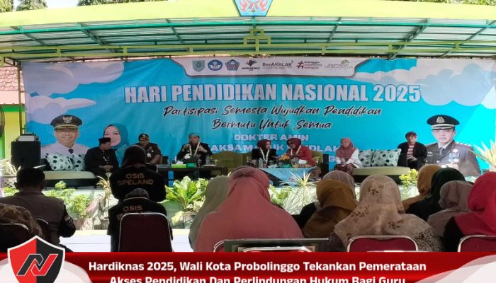 Hardiknas 2025, Wali Kota Probolinggo Tekankan Pemerataan Akses Pendidikan Dan Perlindungan Hukum Bagi Guru