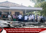 Rumah Kiai Abusiri Terbakar, Bupati Pamekasan Tinjau Lokasi dan Puji Semangat Gotong Royong Warga