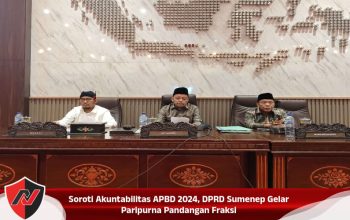 Soroti Akuntabilitas APBD 2024, DPRD Sumenep Gelar Paripurna Pandangan Fraksi