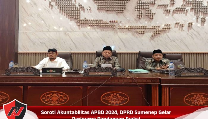 Soroti Akuntabilitas APBD 2024, DPRD Sumenep Gelar Paripurna Pandangan Fraksi