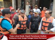Tinjau Lokasi Banjir, Bupati Pamekasan Usulkan Pelebaran Anak Sungai Sebagai Solusi Permanen