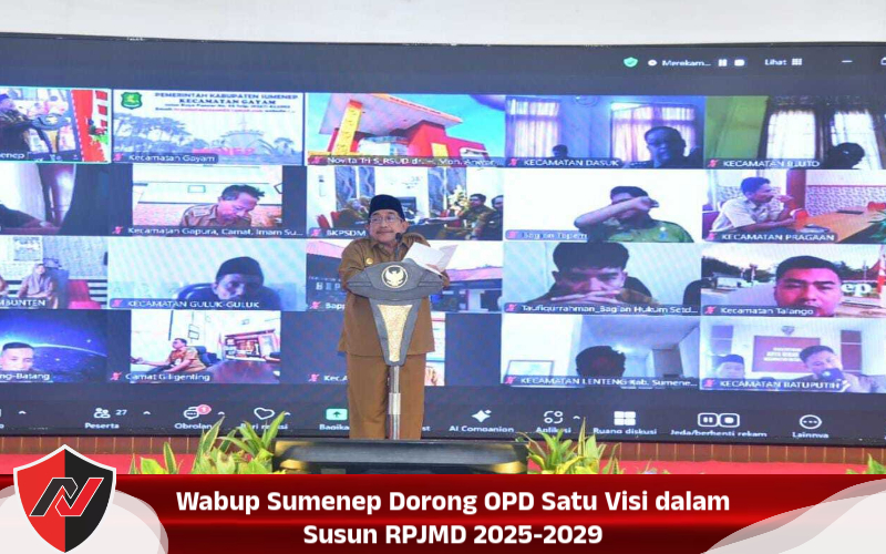 Wabup Sumenep Dorong OPD Satu Visi dalam Susun RPJMD 2025-2029
