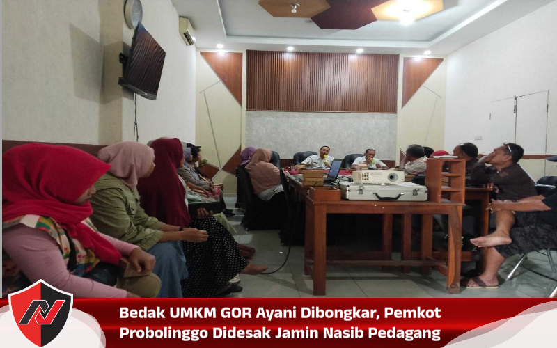 Bedak UMKM GOR Ayani Dibongkar, Pemkot Probolinggo Didesak Jamin Nasib Pedagang