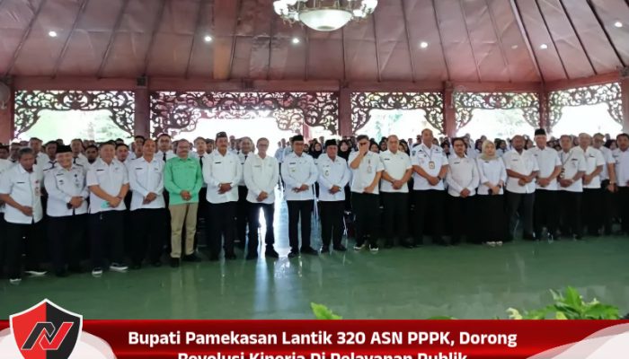 Bupati Pamekasan Lantik 320 ASN PPPK, Dorong Revolusi Kinerja Di Pelayanan Publik