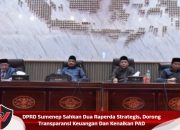 DPRD Sumenep Sahkan Dua Raperda Strategis, Dorong Transparansi Keuangan Dan Kenaikan PAD
