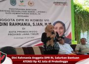 Dini Rahmania Anggota DPR RI, Salurkan Bantuan ATENSI Rp 42 Juta di Probolinggo