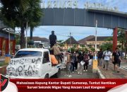Mahasiswa Kepung Kantor Bupati Sumenep, Tuntut Hentikan Survei Seismik Migas Yang Ancam Laut Kangean