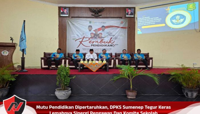 Mutu Pendidikan Dipertaruhkan, DPKS Sumenep Tegur Keras Lemahnya Sinergi Pengawas Dan Komite Sekolah