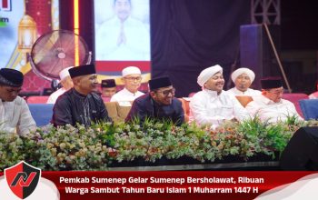 Pemkab Sumenep Gelar Sumenep Bersholawat, Ribuan Warga Sambut Tahun Baru Islam 1 Muharram 1447 H
