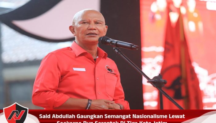 Said Abdullah Gaungkan Semangat Nasionalisme Lewat Soekarno Run Serentak Di Tiga Kota Jatim