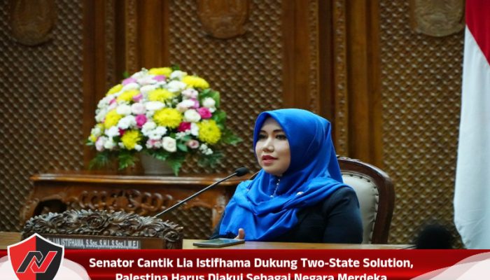 Senator Cantik Lia Istifhama Dukung Two-State Solution, Palestina Harus Diakui Sebagai Negara Merdeka