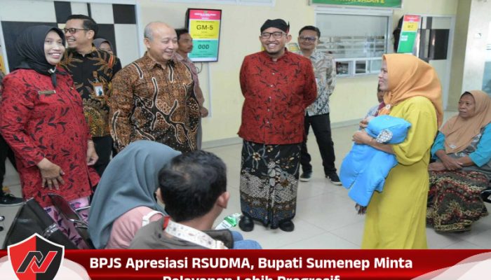 BPJS Apresiasi RSUDMA, Bupati Sumenep Minta Pelayanan Lebih Progresif