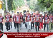 Bupati Fauzi Pimpin Soekarno Fun Run 2025, Tanamkan Nasionalisme pada Generasi Muda