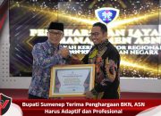 Bupati Sumenep Terima Penghargaan BKN, ASN Harus Adaptif dan Profesional