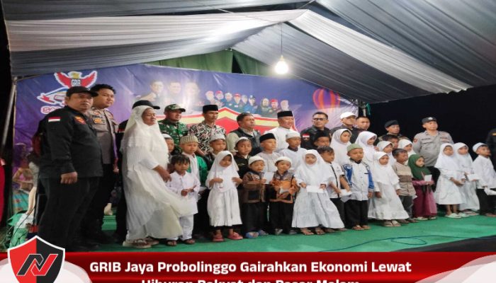 GRIB Jaya Probolinggo Gairahkan Ekonomi Lewat Hiburan Rakyat dan Pasar Malam