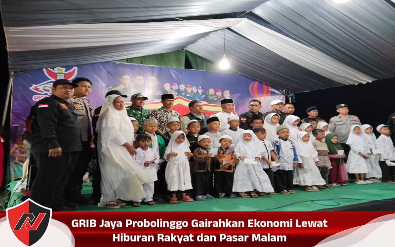 GRIB Jaya Probolinggo Gairahkan Ekonomi Lewat Hiburan Rakyat dan Pasar Malam