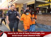 Gasak Rp 20 Juta Di Pasar Probolinggo, Dua Emak-Emak Lekok Dibekuk Polisi