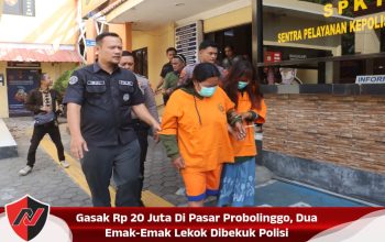 Gasak Rp 20 Juta Di Pasar Probolinggo, Dua Emak-Emak Lekok Dibekuk Polisi
