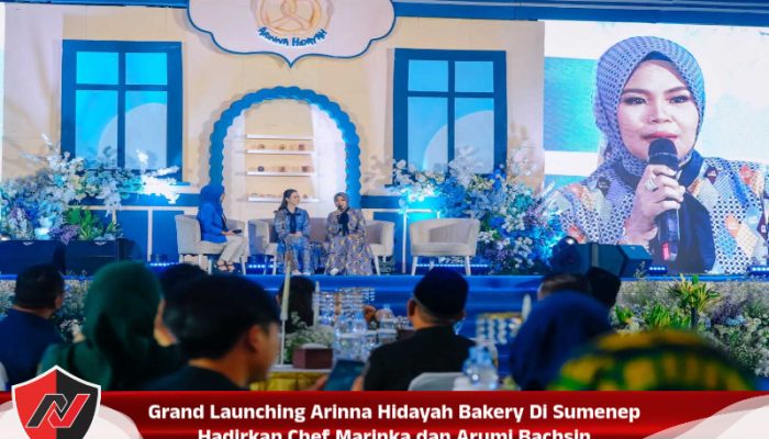 Grand Launching Arinna Hidayah Bakery Di Sumenep Hadirkan Chef Marinka dan Arumi Bachsin