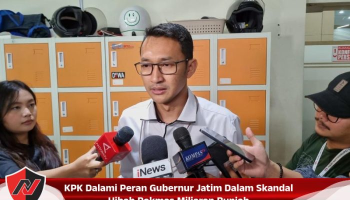 KPK Dalami Peran Gubernur Jatim Dalam Skandal Hibah Pokmas Miliaran Rupiah