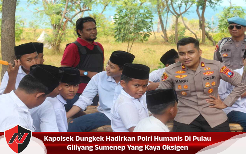 Kapolsek Dungkek Hadirkan Polri Humanis Di Pulau Giliyang Sumenep Yang Kaya Oksigen