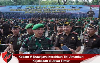 Kodam V Brawijaya Kerahkan TNI Amankan Kejaksaan di Jawa Timur
