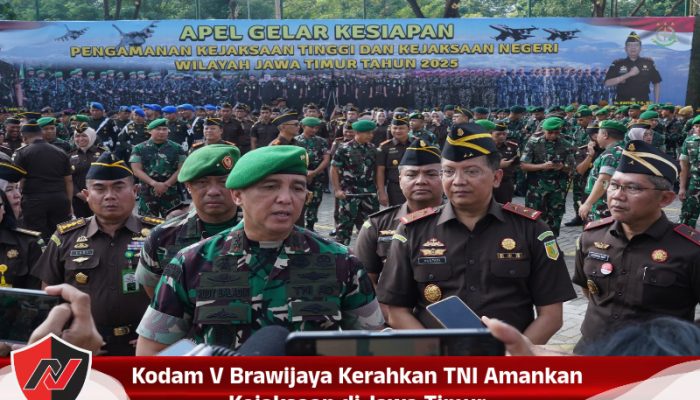 Kodam V Brawijaya Kerahkan TNI Amankan Kejaksaan di Jawa Timur