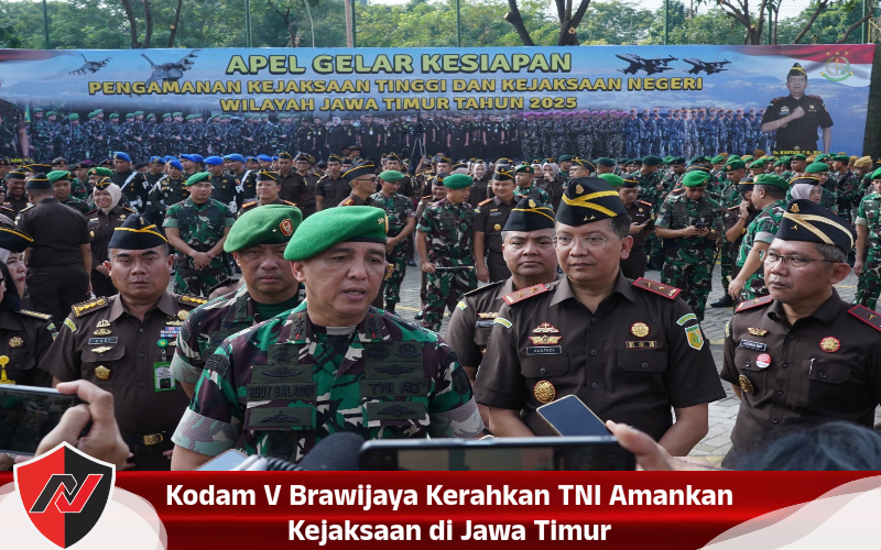 Kodam V Brawijaya Kerahkan TNI Amankan Kejaksaan di Jawa Timur