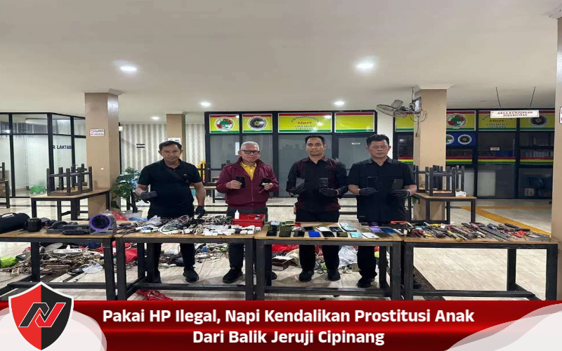 Pakai HP Ilegal, Napi Kendalikan Prostitusi Anak Dari Balik Jeruji Cipinang